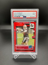 2022 Donruss #374 Brock Purdy Press Proof Red Rookie Card PSA 9 MINT