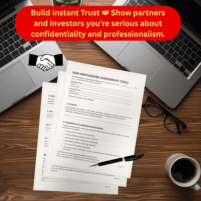 Non Disclosure Agreement | Confidentiality Agreement  (1 Physical Copy). - Image 1 of 4