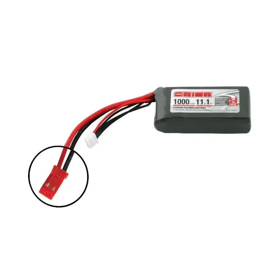 ORION 11.1V 3S 1000MAH 50C JST ORI60133 HC_OZ - Image 1 of 1