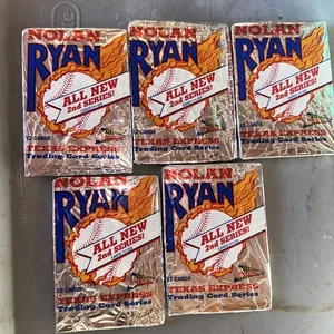 Lot of 5 1992 Pacific Nolan Ryan 2nd Series Texas Express Trading Cards - Bild 1 von 3
