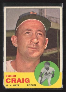 1963 Topps #197 Roger Craig - En muy buen estado - bajo grado - Set Break! - Imagen 1 de 2