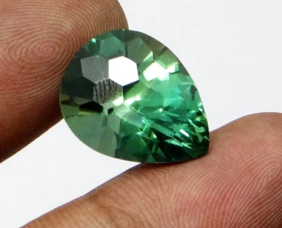 18.20 Cts Natural Olive-Green Peridot Pear Cut Pak Loose Gemstone Certified - Image 1 of 4