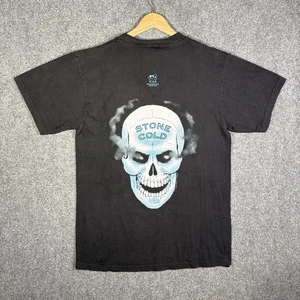 Vintage Stone Cold Austin Shirt Mens Large Black 3:16 Skull 90s WWF Wrestling - Picture 1 of 7