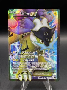 Pokémon TCG Raikou EX Full Art Ultra Rare Holo Card 105/108 - (Italian) NM - Picture 1 of 6