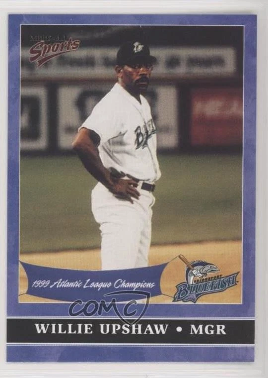 2000 Multi-Ad Sports Bridgeport Bluefish 1999 Champions Set Willie Upshaw #26 - Image 1 of 2