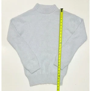 Dolce Vita Fuzzy Knit Mock Neck Sweater Women's Small Pullover Cashmere - Picture 1 of 5