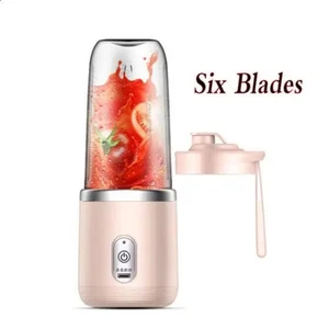 Portable Juice Mixer USB 6 Blade Cup - Picture 1 of 12