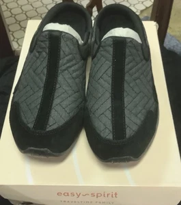 Neu im Karton Easy Spirits 9 WW TravelTime 557 schwarz 2-farbige Pantoletten Clogs 75 $ - Bild 1 von 15