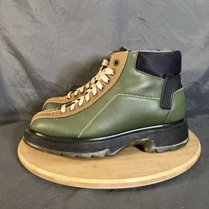 Seltene Dr Doc Martens Stiefel Herren 6,5UK/7,5US/40 hellbraun grün Leder England 9793 - Bild 1 von 11