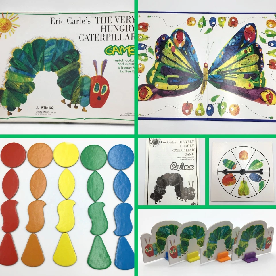 U PICK: The Very Hungry Caterpillar Juego Pieza de Repuesto Peones Formas 1993 De Colección Foto 1 de 1