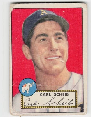 1952 Topps #116 Carl Scheib - Image 1 of 2