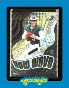 Tarjeta de fútbol americano de novato 2025 Revolution Kyle McCord RC New Wave Philadelphia Eagles - Imagen 1 de 2