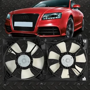 FOR 04-12 MITSUBISHI GALANT OE STYLE RADIATOR COOLING FAN ASSEMBLY MI3115120 - Picture 1 of 6