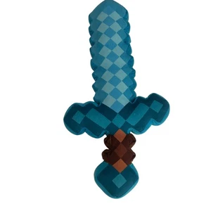 Minecraft Blaues Schwert Plüschtier Stofftier Mojang 18 Zoll 2017 - Bild 1 von 8