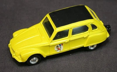 Citroen Dyane Yellow 1:43 Car Diecast Corgi Great Britain 4½" - Image 1 of 4