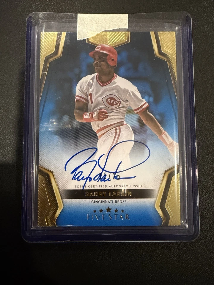 2024 Topps Five Star Autographs Barry Larkin #FSA-BLA Blue /25 (AU) - Image 1 of 1