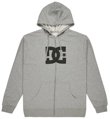 DC Star Zip Hoody - Heather Grey - New - Image 1 of 2