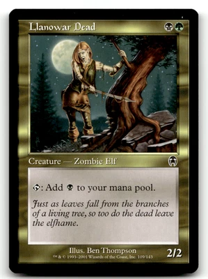 Llanowar Dead 109 Normal C Apocalypse LP - Image 1 of 2