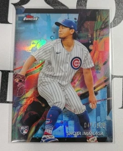 2024 Topps Finest - Common Shota Imanaga #45 Sky Blue Refractor /325 (RC) - Picture 1 of 3