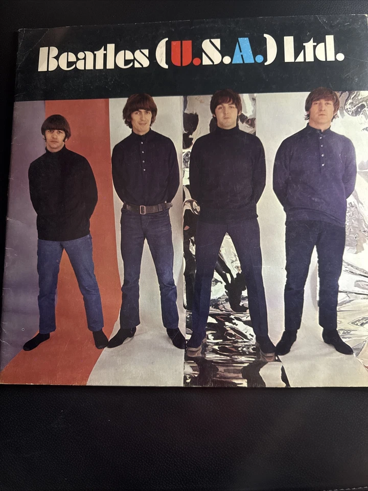 Vintage Beatles USA LTD1966 Tour Concert Book Program Booklet Photographs - Image 1 of 4