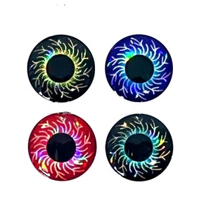 200Pcs 4D Fishing Lure Eyes 3-12mm Holographic Eyes Fly Tying Jigs Tackle Crafts - Picture 1 of 16