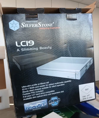 SILVERSTONE LCI9 MINI ATX CASE ULTRA SLIM - Immagine 1 di 4