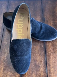 Hush Puppies Damenschuhe Größe 9,5 M schwarze Leder-Slipper Halbschuhe - Bild 1 von 13