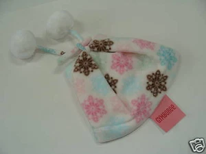 Gymboree Winter Ballerina Snowflake Size 5 6 7 Hat NEW fleece - Picture 1 of 2
