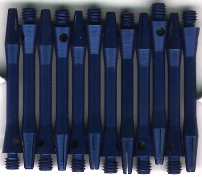 TON JUNKIE 1.75in. 2ba Blue Aluminum Dart Shafts: 3 per set