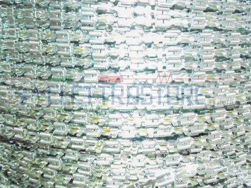 UNIVERSALE FASTON IN ACCIAIO PER ALTE TEMPERATURE FASTON FORNO CAPICORDA IN ACCIAIO 50pz