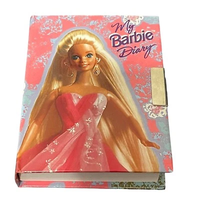 Vintage 1994 Hallmark My Barbie Mini Diary, Locking Journal. - Image 1 of 4