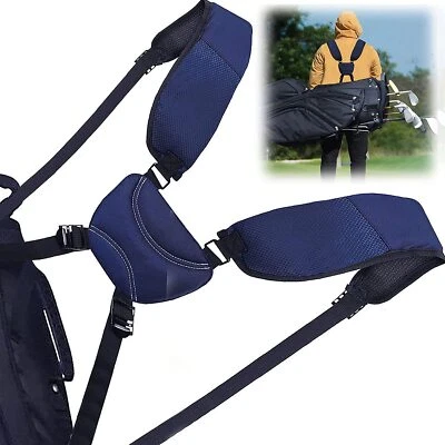 FINGER TEN Golf Bag Straps Double Shoulder Replacement Adjustable Strap Padded Comfort US