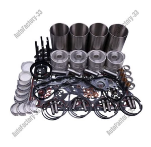Overhaul Rebuild Kit For Isuzu 4LE1 Engine + Piston + Liner + Bearing + Gasket - Picture 1 of 1