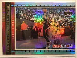 Pack to Plastic Panini NBA Hoops Lights Camera Action HOLO #18 Paul George - Picture 1 of 2