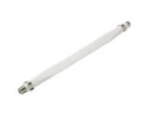12in F-F Flat Coaxial Cable UL White - Picture 1 of 1