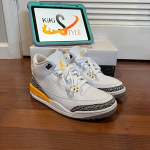 Gebraucht mit Karton Jordan 3 Retro Laser Orange Damengröße 7,5 CK9246-108 - Bild 1 von 7