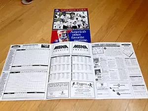 2 - 1999 CHICAGO CUBS Offizielle Scorecard NEU & UNBENUTZT Ernie Banks / Sandberg ++ - Bild 1 von 8