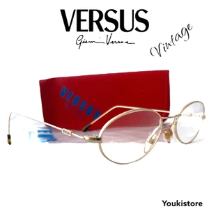 VERSUS by VERSACE eyeglasses F55 030 VINTAGE 90s eyeglasses M.in Italy - Picture 1 of 14