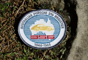 VINTAGE AUTOMOBILE CLUB PATCH / BADGE # PORSCHE 356 REGISTRY AUSTRALIA 1948 1965 - Picture 1 of 2