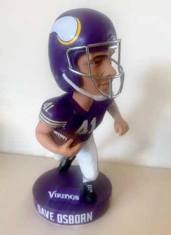 DAVE OSBORN #41  Minnesota Vikings Great Bobblehead New in Box (Ltd. Ed. 432) Cover