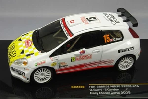 FIAT ABARTH PUNTO S2000 2009 - Voiture #15 rallye Monté Carlo - 1/43 IXO RAM380 - Imagen 1 de 2