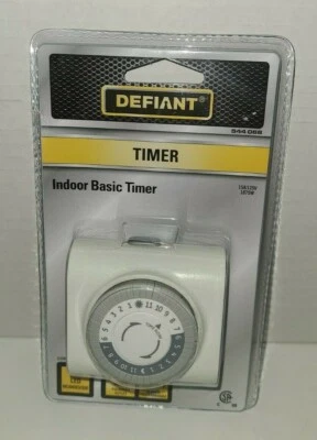 Defiant Indoor Basic Timer 544068 SEALED NEW - Image 1 of 3