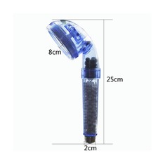 Mineral Anion Tri-Function Shower Head Water-Saving 8cm Sprinkler Sprayer Filter
