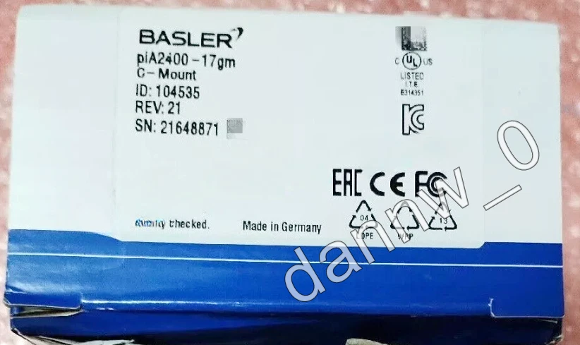 1PC New in box Cognex pia2400-17gm Industrial Camera - Image 1 of 1