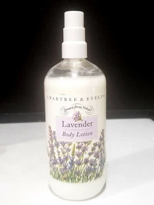 NOS Crabtree Evelyn Drawn from Nature Lavender Body Lotion 16.9 oz Pump Bottle - Picture 1 of 3