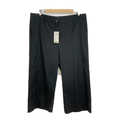 NWT Worth Black, Shock January Work Pant, Crop, Mid-Rise, Wide Leg, Size 16 Foto 1 de 4