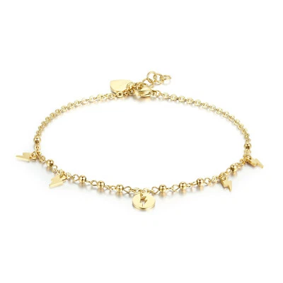 S’AGAPÕ Sagapo Cavigliera Donna Acciaio Dorato con Ciondoli Saetta Sagapò SHT41 S'Agapo