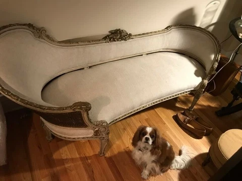 Louis XVI Style Recamier Late 19th Century Cover
