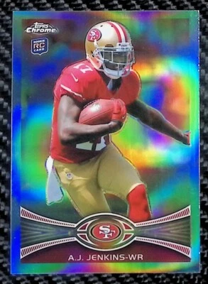 A.J. Jenkins - 2012 Topps Chrome #156 Refractor - RC- 49ers - Image 1 of 3