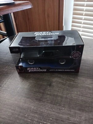 JADA FAST AND FURIOUS 1:32 SCALE LETTY'S PLYMOUTH BARRACUDA BRAND NEW - Image 1 of 3